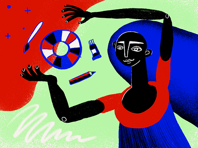 Color in Design Illustration art blog illustration character color creative design design design process design studio design tools digital art digital illustration digital painting graphic design illustration interaction interface painting ui ux web