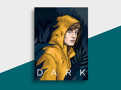 Dark abstract concert concert poster digital flat flyer graphic design green illustration jungle man mock up portrait portrait art poster poster art vector vector artwork