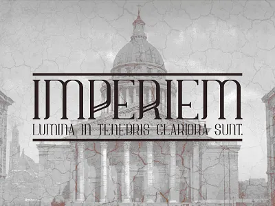 Imperiem typeface ancient elegant font imperiem latin roman scredeck serif typeface typography