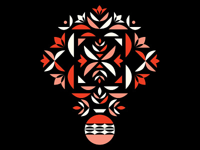 Bouquet #2 bouquet bouquet series floral pattern flower geometric geometric pattern pattern vase vector flowers vector pattern