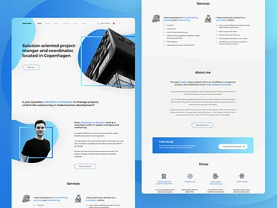 Opulent. about me agency contact contact form coordinator footer onepage portfolio project services ui ui ux design