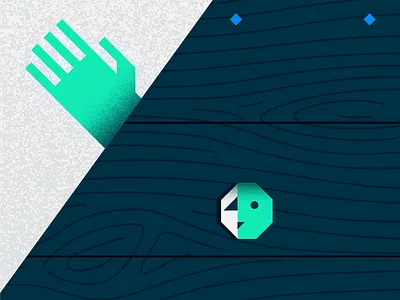 Point of View brand design geometric geometric illustration green illustration navy point of view teal wood grain