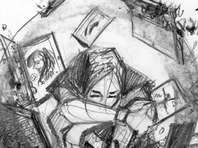 Cover design in progress artwork black and white cover design design pencil project rough sketch