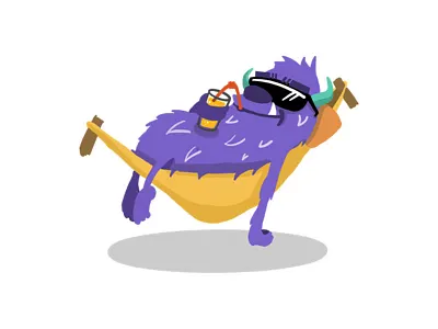 Chilled cartoon cartoon art charachter design character design doodle illustration ilustration monster ui