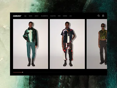 Ambush website concept ambush brand concept branding design typography ui ux website concept