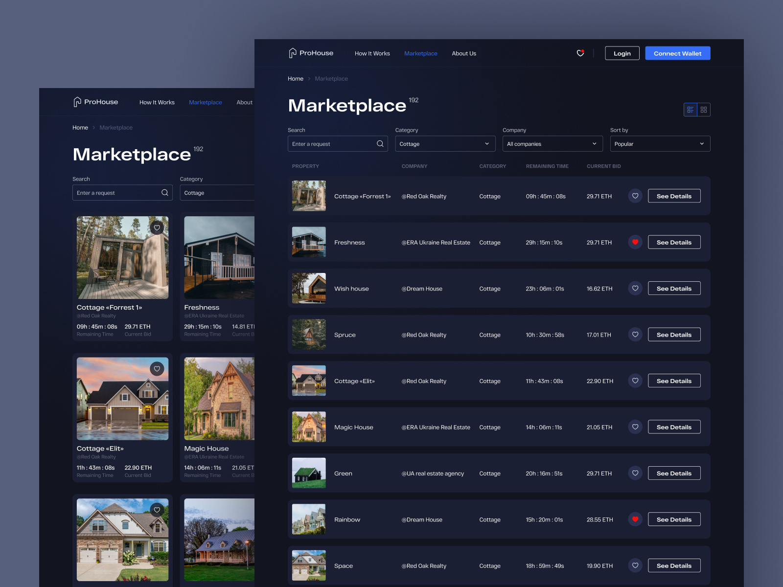 Buy and sell real estate shares by Revend Group on Dribbble