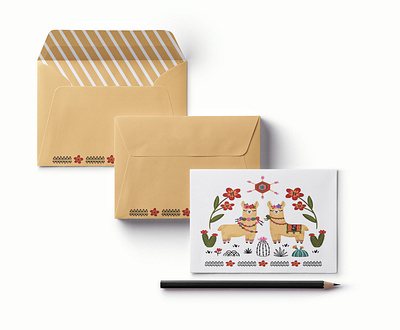 Envelope banner design branding design illustration print typography