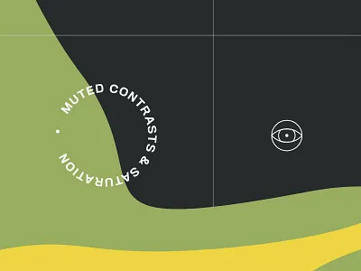 Muted Saturation Identity branding design eyes flat icon identity illustration illustrator lettering logo minimal type typography vector web
