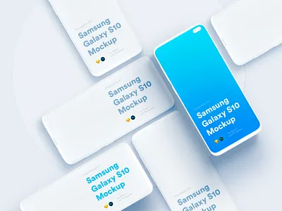 Samsung Galaxy 10+ Mockups download free freebie galaxy galaxy s10 galaxy s10 mock up mockup psd samsung sketch ui