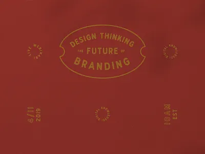 Design Thinking: The Future of Branding branding design graphic illustration interview logo mark talk type typography webinar