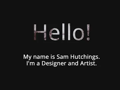 A Layered Hello art graphic design introduction layers
