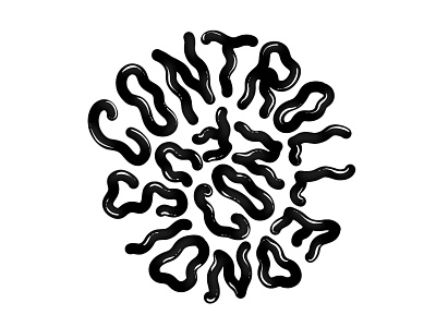 Controlled confusion branding hand drawn hand lettering lettering logo typography