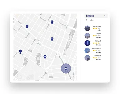 Map - DailyUI 029 dailyui interface uidesign userinterface