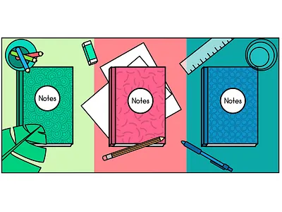 Notebook Ideas book desk graphic graphic design note notebook notes