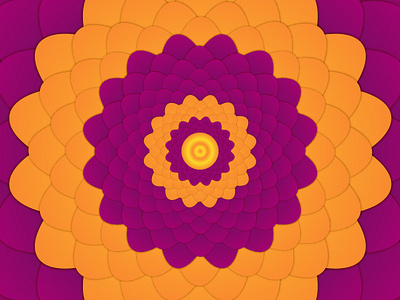 [9/100] Concentric flower 100dayofpattern 100dayproject abstract concentric flowerpattern geometric pattern patterndesign patternoftheday staycreative surfacepattern the100dayproject the100dayproject2019