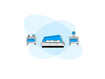 Bedroom design futuristic illustration illustration art illustrator