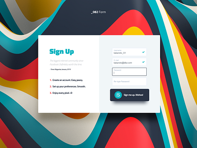 Daily UI #082 - Form 082 dailyui dailyui082 form interface ui