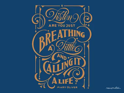Are You Just Breathing A Little breathing handlettering lettering life live living quote quotes typography