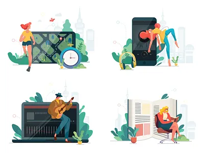 Illustration collection illistration