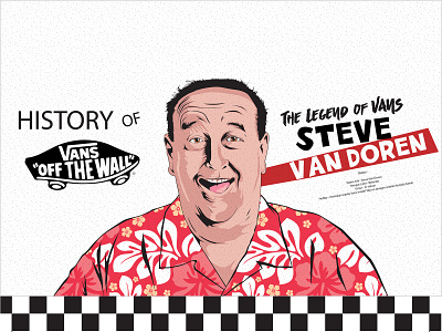 Van Doren design illustration sneakers vans