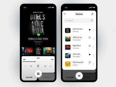 Spotify Redesign Challange ios ios app redesign uiux uiuxdesign