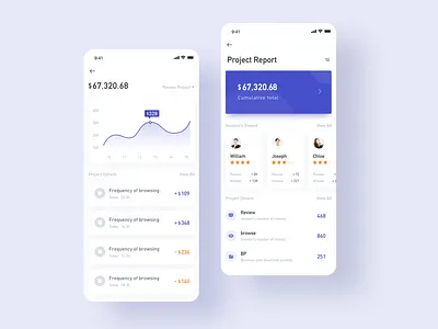 Project Report design ui ux