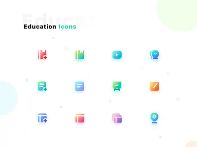 Education Icons app course design education education icons exam grouping icon icons icons pack icons set location plan play spring student teaching template ui video