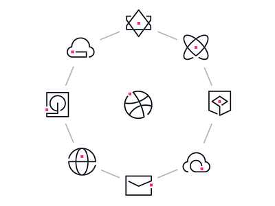 Hello Dribbble! icon