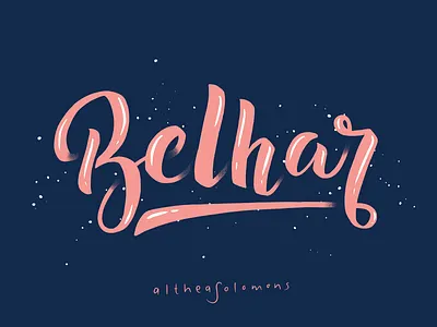 Local is Lekker: Belhar, Cape Town bontehewel calligraphy cape flats cape town city typography flat flat illustration hand drawn illustration local is lekker quote southafrica typography vector