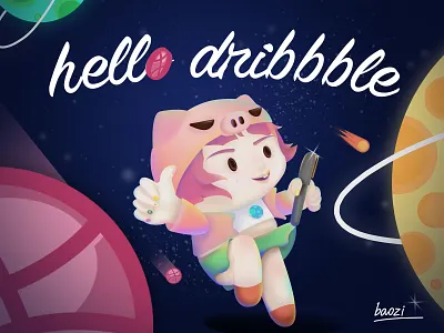 hello dribbble 插图