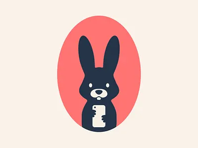 Rabbit Selfie animal camera iphone mirror photo rabbit selfie shot smartphone