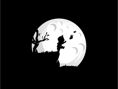 Fllow Your Toy brand kid logo moon