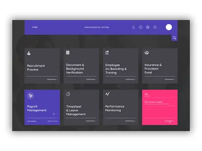 Cards Dashboard cards cards ui dashboad ems menu ui