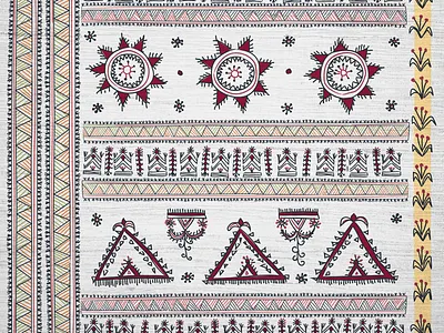 E is for 36 days of type adobe alphabet art color design digital art drawing exploration folk art graphic design hand drawn handmade illustration illustrator india indian lettering style