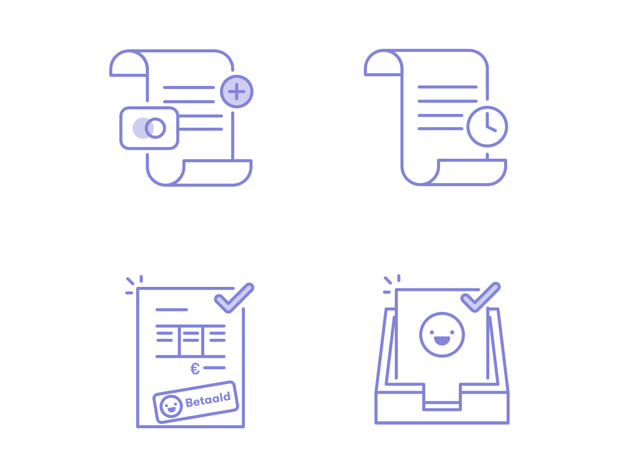 Example of SchoolPay empty state illustrations