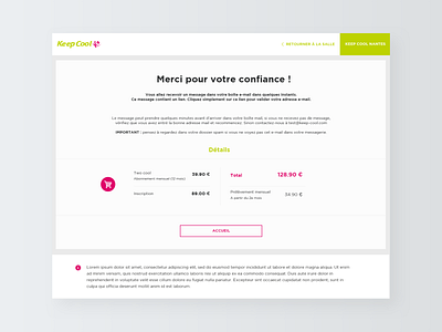 Redesign of the purchase tunnel - Keep Cool Part 2 concept connect design digital flat graphic design interface minimal pattern purchase sketch sport sport website ui ux vector web web design webdesign website
