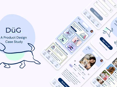 Düg - Case Study branding design graphic design ui ux