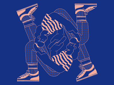 Illustration international women's day design editorial illustration illustration line outline pattern procreate streetwear symetry women