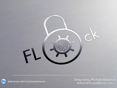 FLock Logo Mobile App adobe photoshop app app branding branding computer design flock graphic design illustration lock logo logo design mobile mobile app