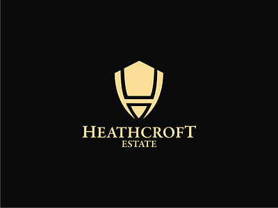 H + Shield Logo design icon logo logo design