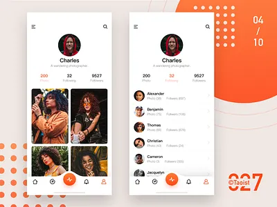 Daily exercise 027 brand clean color concept design fashion gradient ios mark me new photo photo album photo app redesign ui ux web white