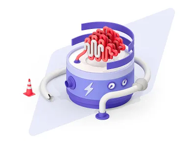 SAS 02 — Afib and Stroke risk 3d brochure c4d cgi cinema4d cover cover book health healthcare illustration medical medicine social vibrant