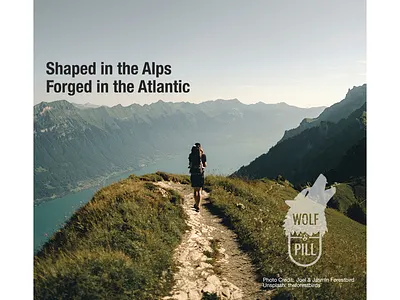 Wolf&Pill adobe illustrator adobe photoshop design follow your passion graphic design graphic designer hobby logo logo designer passion trail running wolf wolf and pill