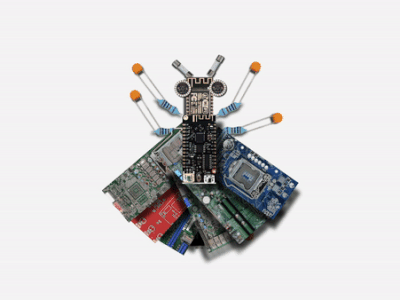 Digital bug 1 bug insect motherboard robot