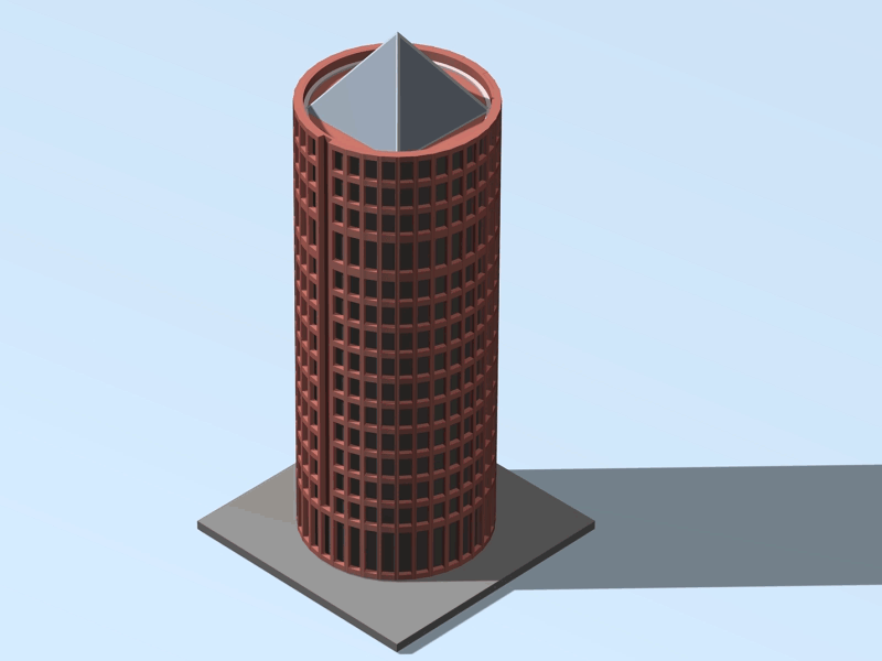 Le Crayon (3e) after effects after effects animation animation animation 2d animation 3d animation gif architecture crayon isometric lyon