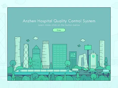 City silhouette login page design illustration landing page login page register ui ux vector web website