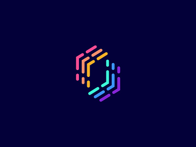 Flocker abstract colorful connect connection creative digital file filter flocker gradient grid illustration log designer logo mark modern system technology top 9 trending