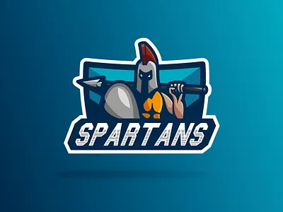 Spartans design illustration illustrator logo mascot mascot design mascot logo shapes vector
