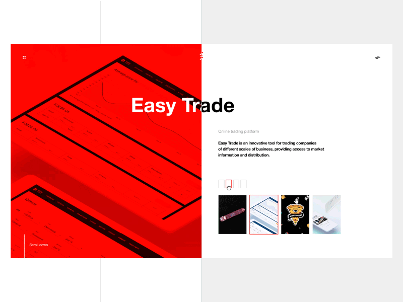 Solar Digital — Home Page animation click creative design drag and drop graphic design red solardigital ui deisgn wow