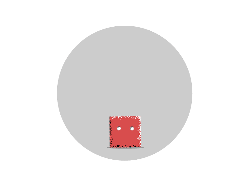 Exclamation Mark Moodie 2d animation character design exclamation exclamation point